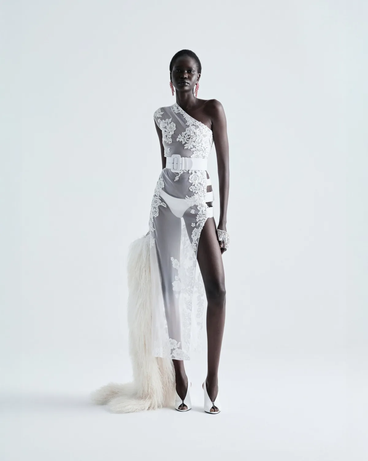 CEREMONY TWO SLIT DRESS