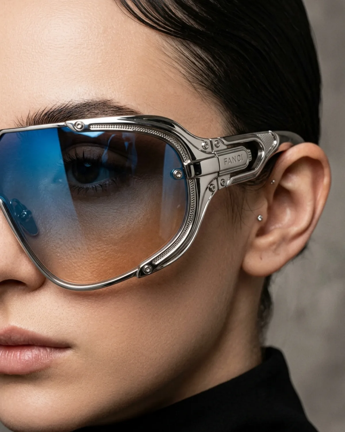 Fancì Shield Matrix Sunglasses (alternate view)