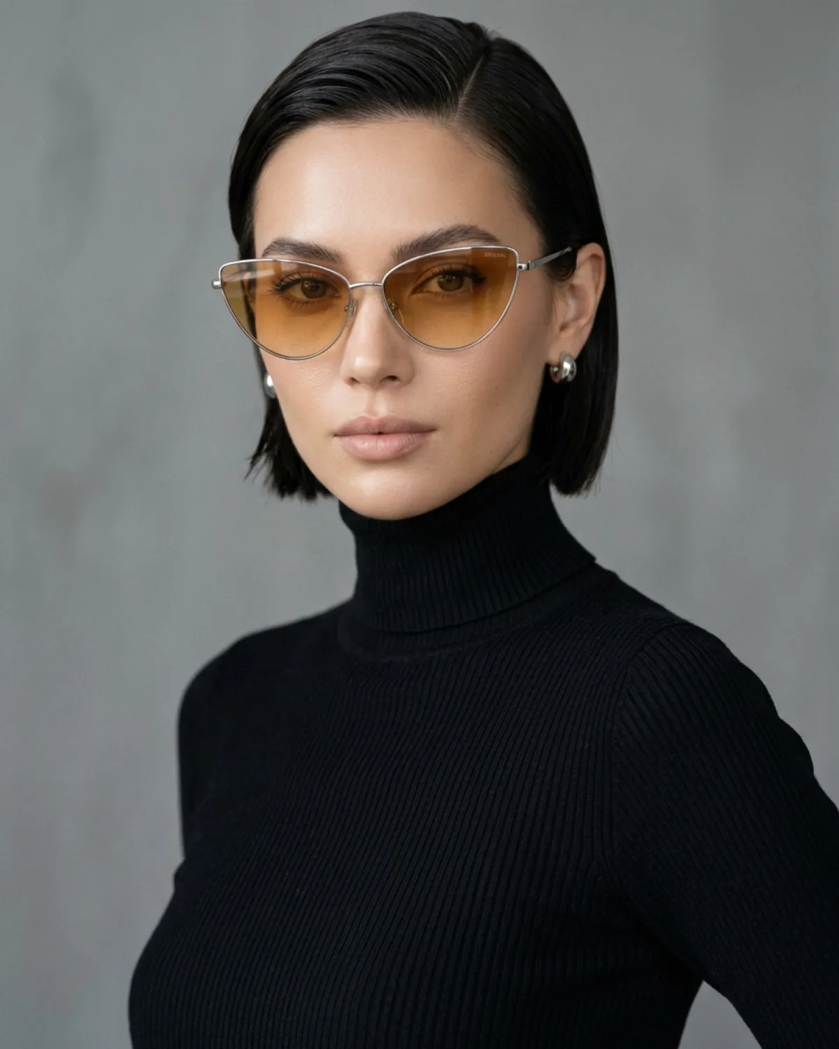 Cat-Eye Tinted Gradient Sunglasses